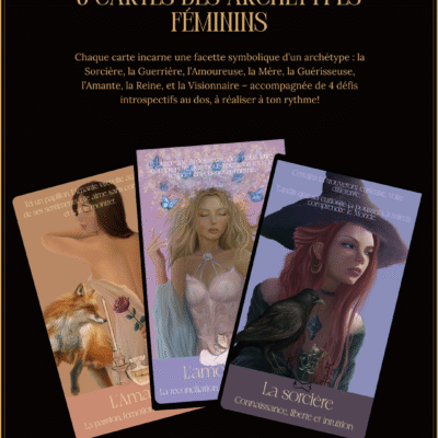 8 cartes des archétypes féminins