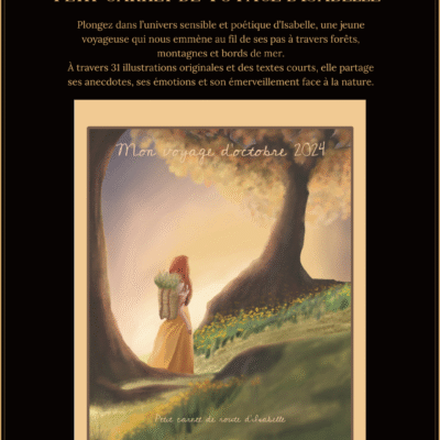 Petit carnet de voyage d'Isabelle - recueil Inktober 2024