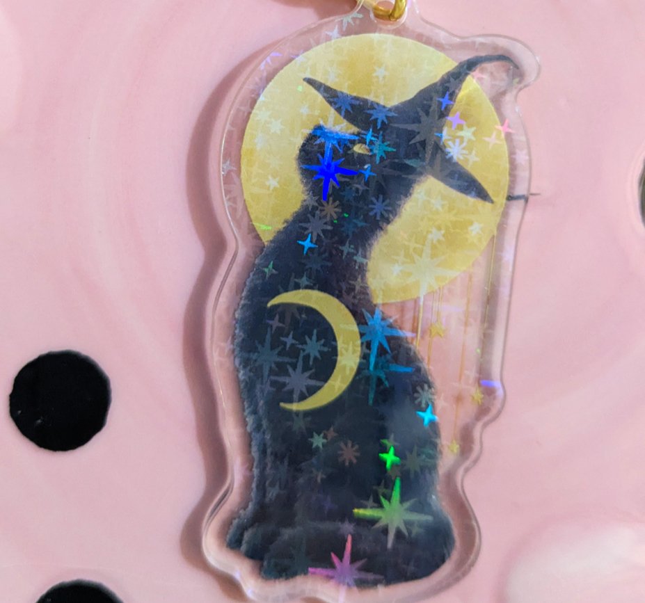Porte-clé Cat Moon