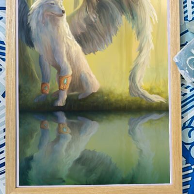 Print Loup Blanc