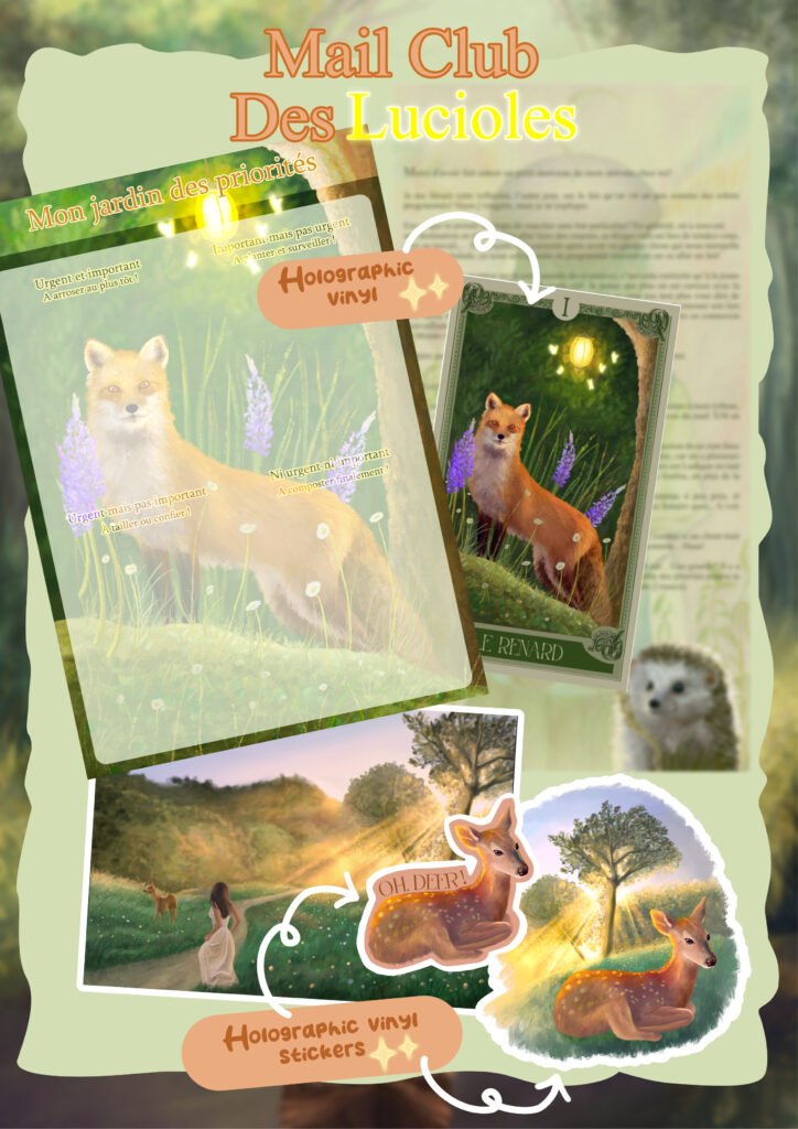Mail Club des Lucioles du mois de juillet